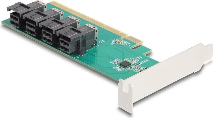 Image du produit Delock 90777 - Carte PCI Express x16 vers 4 x interne SFF-8643 NVMe - Bifurcation - Low Pro