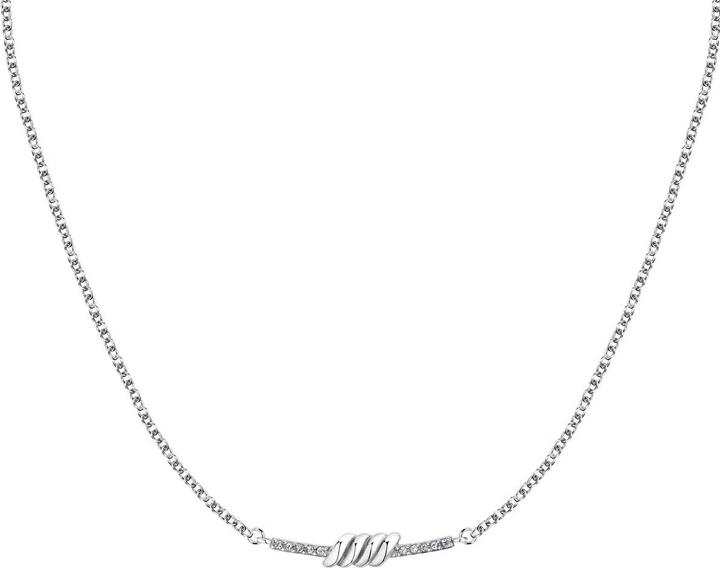 Image du produit Morellato Élégant collier en acier avec cristaux Torchon SAWZ04 (Acier inoxydable)