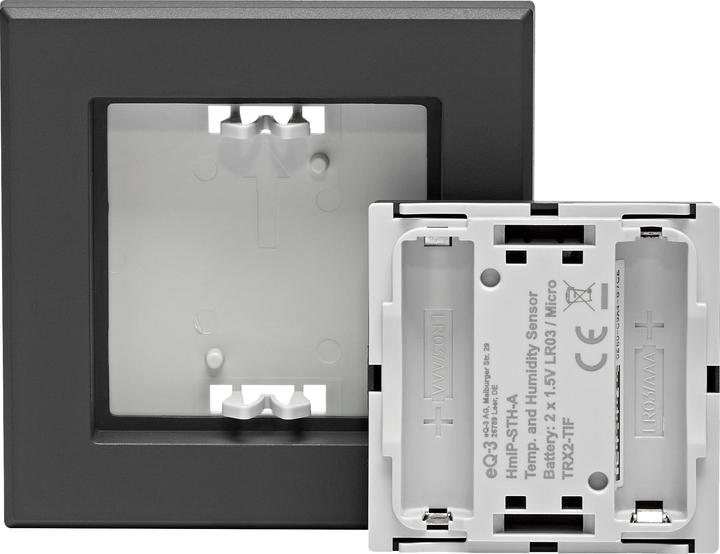 Produktbild Homematic IP Temperatur- und Luftfeuchtigkeitssensor innen HmIP-STH-A (anthrazit)