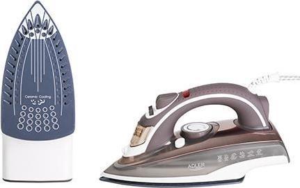 Actual product image Adler AD 5030 Steam Iron Ceramic Ironing Sole (3000 W)