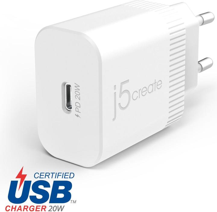 j5Create 20W PD USB-C WALL CHARGER - EU (20 W)