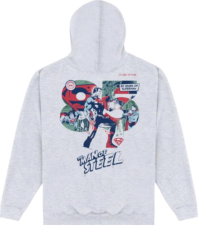 Actual product image Superman Unisex Adult 85th Anniversary Hoodie (XXL)