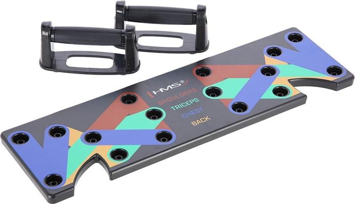 Produktbild HMS Pu10 Schwarz Multifunktionales Push-Up-Board