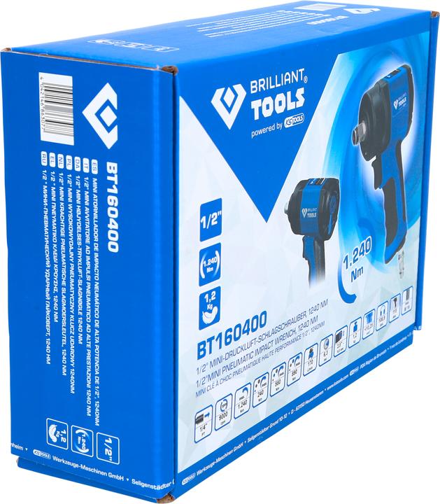 Image du produit Brilliant Tools 1/2 mini clé à chocs pneumatique BT160400