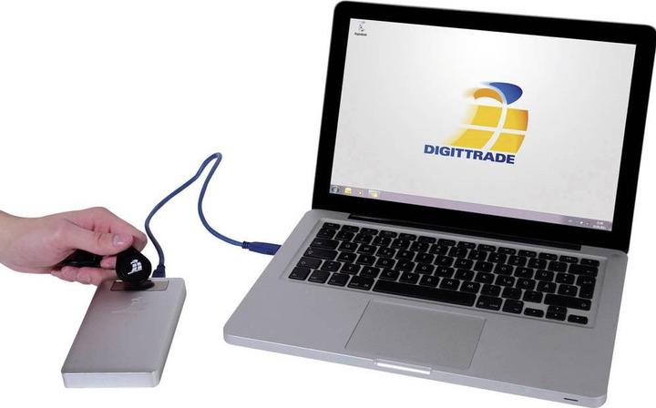 Produktbild Digittrade RS256 1TB RFID Security externe SSD - 256-Bit AES Verschluesselung 6,35cm 2,5Zoll Alu-Gehaeuse An... (1000 GB)