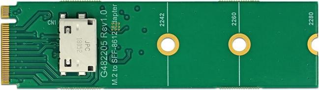 Actual product image Delock Converter M.2 - OCuLink SFF-8612