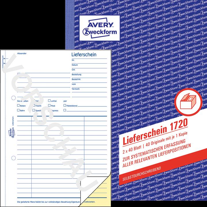 Image du produit Avery Bon de livraison (40 x)