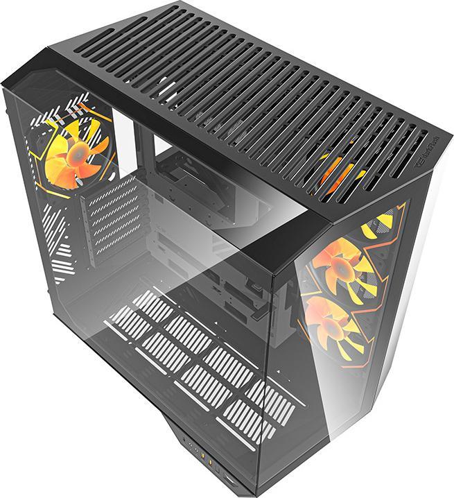 Produktbild Darkflash Tech Darkflash DY470 computer case (black) + 4 fans + GPU bracket