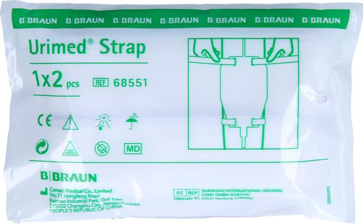 Image du produit B.Braun Urimed Strap Fixation pour poche à urine, 2 pièces