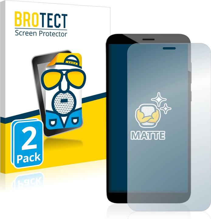 Actual product image BROTECT Anti-glare screen protector matt (2 Piece, PinePhone Pro Explorer Edition)