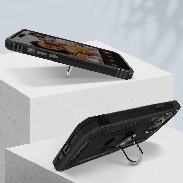 Image du produit Avizar Étui antichoc pour téléphone portable avec Ring Series (Apple iPhone 15 Pro Max)