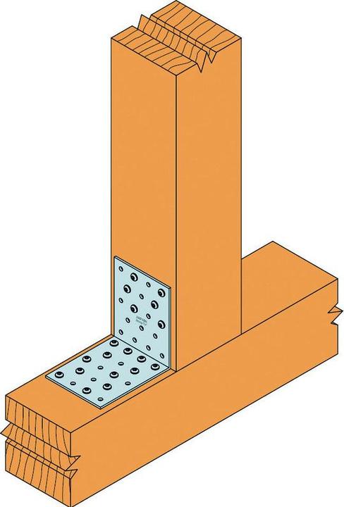 Immagine prodotto Simpson Sst Angoli SST, tipo L acciaio zincato 80x80 (Connettore angolare, 50 pz.)