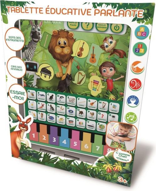 Image du produit Lexibook Tablette éducative - tablette éducative, alphabet parlant, piano musical, découverte des animaux et (Français)