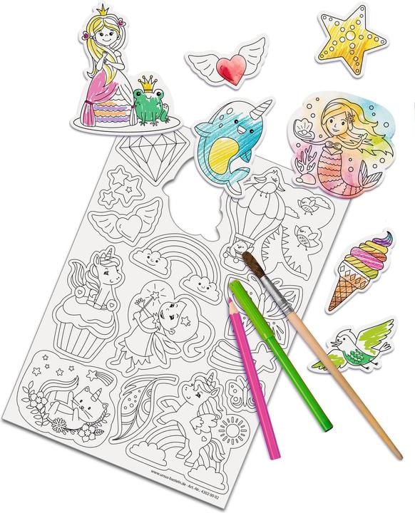 Image du produit Ursus Papier magnétique Dreamworld A4, 100 g/m², 2 pièces, blanc (100 g/m², 2 x, A4)