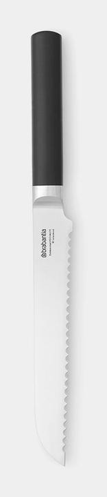 Immagine prodotto Brabantia Pane coltello nuova linea profilo nero / argento (20 cm)
