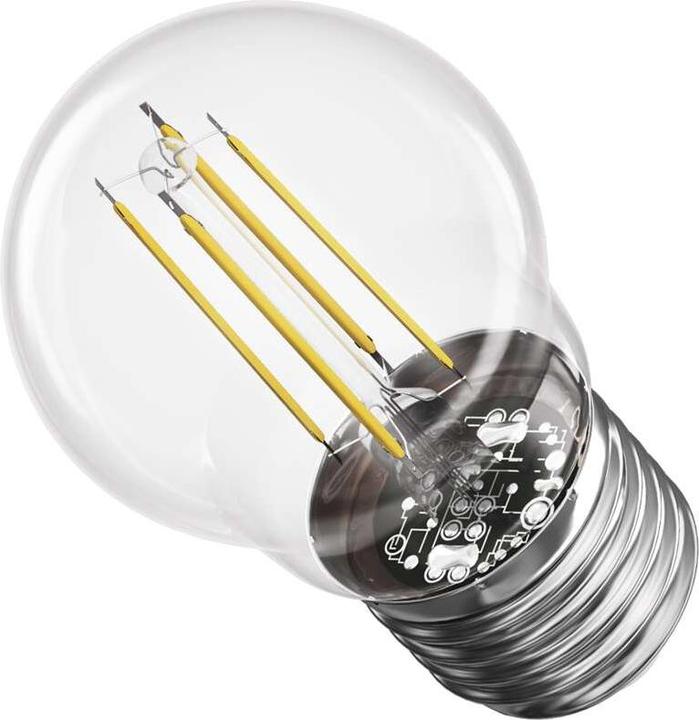 Actual product image Emos LED lamp Filament Mini Globe / E27 / 1.8 W (25 W) / 250 lm / Warm white (E27, 1.80 W, 250 lm, 1 x, D)
