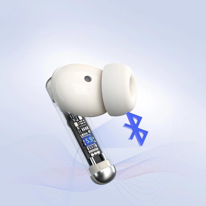 Actual product image Tronsmart TWS Sounfii R4 headphones (white) (ANC, 28 h, Wireless)