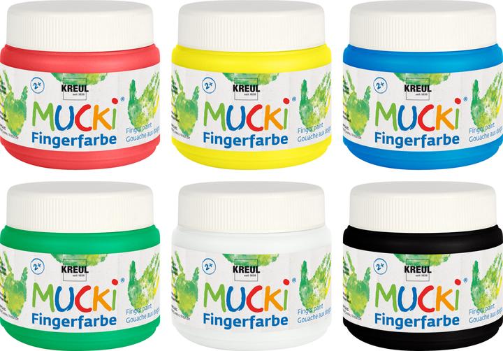 Produktbild Kreul MUCKI Fingerfarben (Bunt, 900 ml)