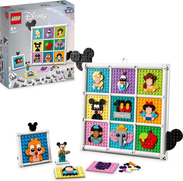 Actual product image LEGO 100 years of Disney cartoon icons (43221, LEGO Disney)