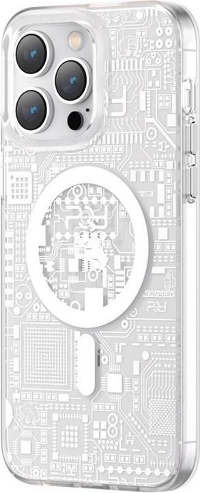 Kingxbar PQY Geek Series Étui magnétique pour iPhone 14 Plus MagSafe Argent (Apple iPhone 14 Plus)