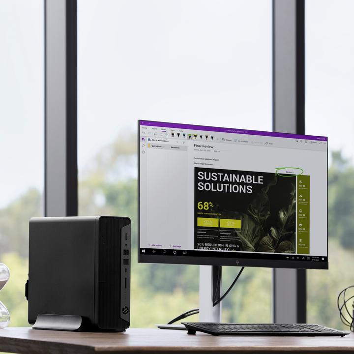 Produktbild HP EliteDesk 805 G8 SFF (AMD Ryzen 5 Pro 5650G, 16 GB, 512 GB, AMD Radeon Graphics)