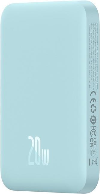 Actual product image Baseus Powerbank mini 6000 mAh 20W (blue) (6000 mAh, 20 W, 20 Wh)