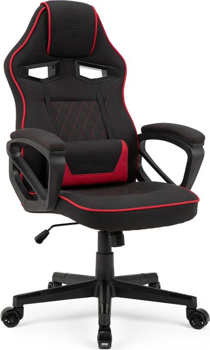 Actual product image Sense Knight fabric black-red