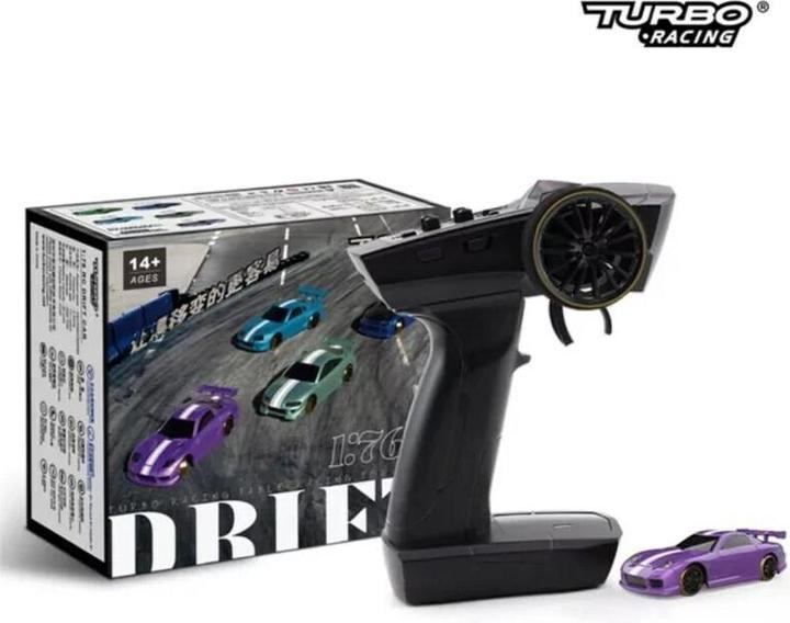 Image du produit Turbo Racing Micro Drift C61 Violet, RTR, 1:76 (RTR Prêt à fonctionner)