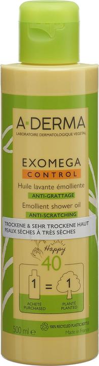 Image du produit A-Derma EXOMEGA CONTROL Huile nettoyante émolliente huile (Huiles, 500 ml)