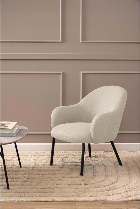 Image du produit AC Design Sessel Spencer Polyurethan (PU)/Stahl, Beige