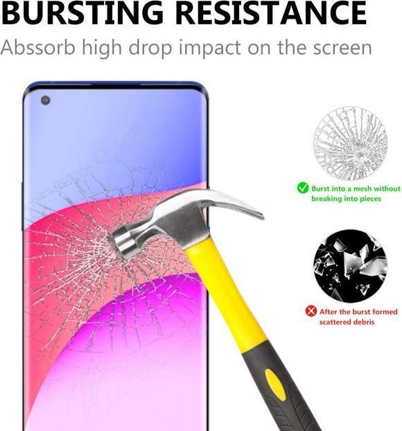 Actual product image MU Budget Protective glass screen protector (1 Piece, Oneplus 8)