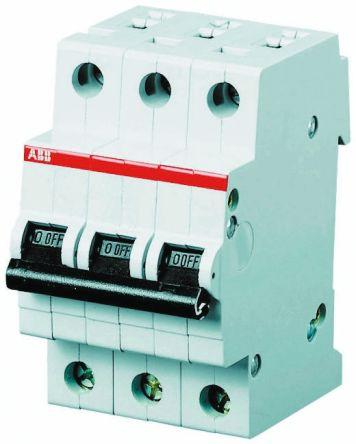 Actual product image ABB SH200 MCB 16A 3 Pole Type B 6kA