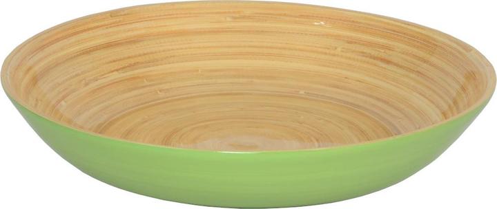Actual product image Albert L. dot) Bamboo fruit bowl lime green 30 x 5.5 cm (1 x)