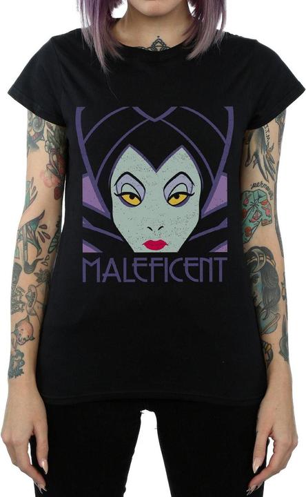 Immagine prodotto Disney Maleficent Cropped Head Maglietta Donna (XL)