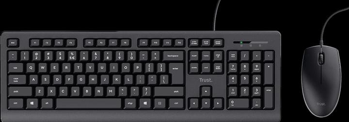 Actual product image Trust Primo Keyboard USB QWERTY German Black (DE, Cable)
