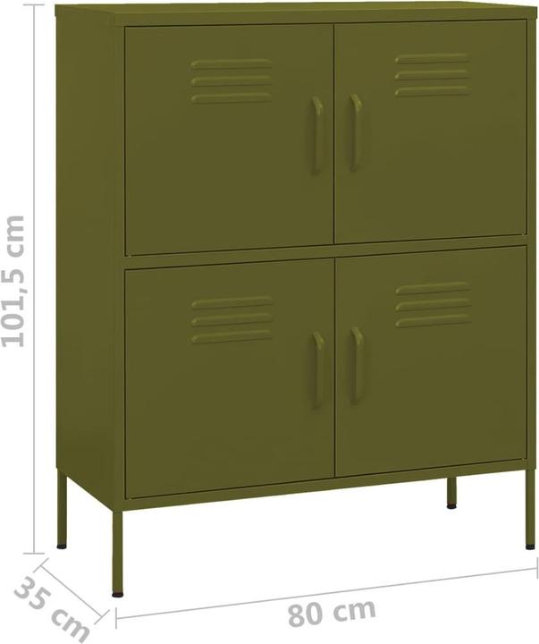 Produktbild VidaXL Samos (80 x 35 x 101.5 cm)