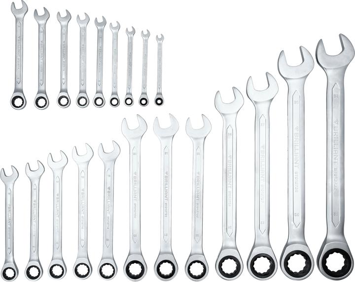 Produktbild KS Tools Ratschenringschlüssel-Satz (32 mm, 19 mm, 6 mm, 12 mm, 24 mm, 14 mm, 22 mm, 16 mm, 23 mm, 10  mm, 21 mm, 18 mm, 27 mm, 7 mm, 31 mm, 17 mm, 11 mm, 15 mm, 26 mm, 30 mm, 8 mm, 28 mm, 9 mm, 29 mm, 13 mm, 20 mm, 25 mm)