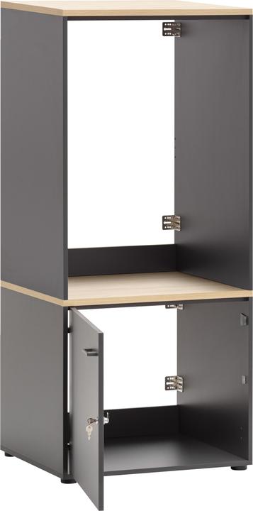 Actual product image Schildmeyer Solea set multi-purpose cabinet and washing machine conversion anthracite