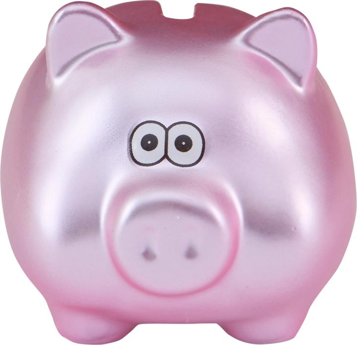 Productafbeelding Idena Spaarvarken roze metallic 7x7x8cm (7 x 7 x 8 cm)