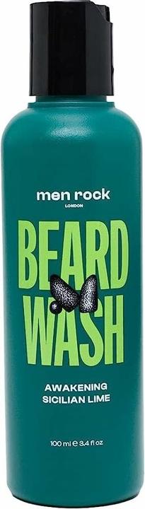 Men Rock Men-Rock - Beard Wash Awakening Sicilian Lime - Beard Soap - 100ml (100 ml)