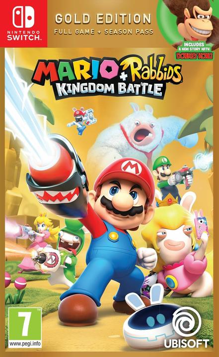 Produktbild Ubisoft Mario + Rabbids Kingdom Battle - Gold Edition (Switch, Switch Lite, Switch OLED, DE)