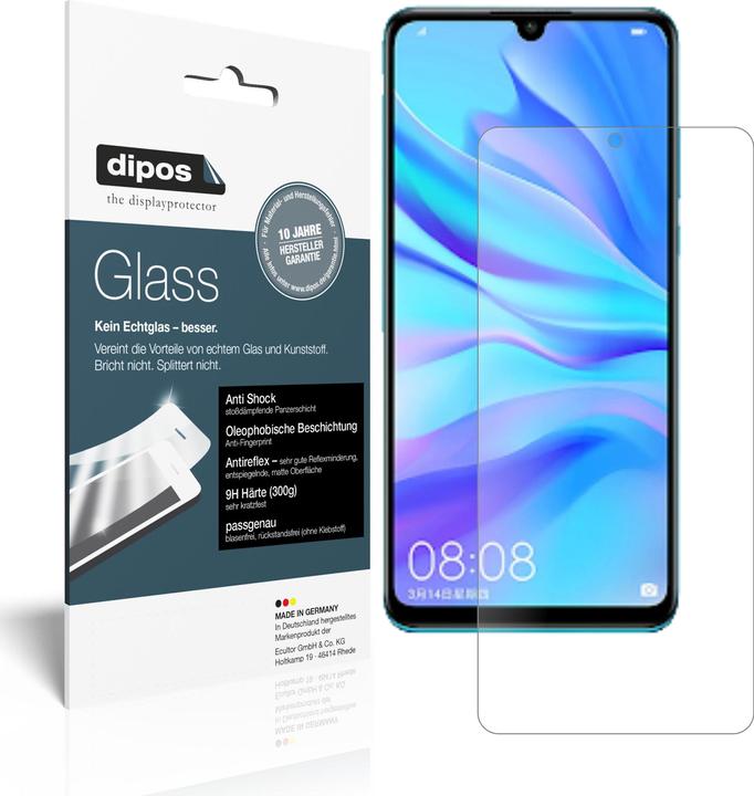 Dipos Displayschutz Anti-Shock (2 Stück, Huawei P30 Lite New Edition)