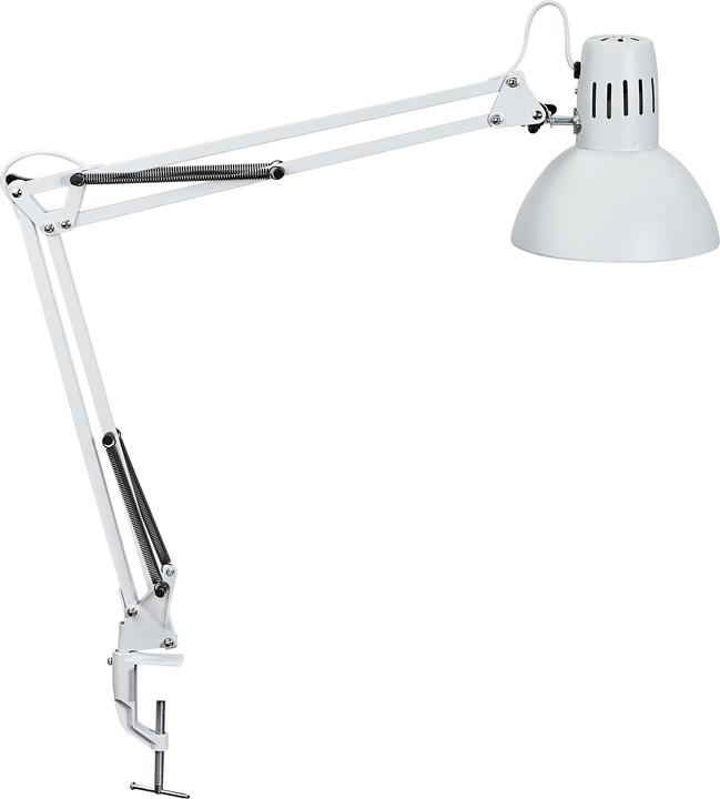 Maul LED-Tischleuchte MAULstudy Klemme inkl. Leuchtmittel E27 - weiss