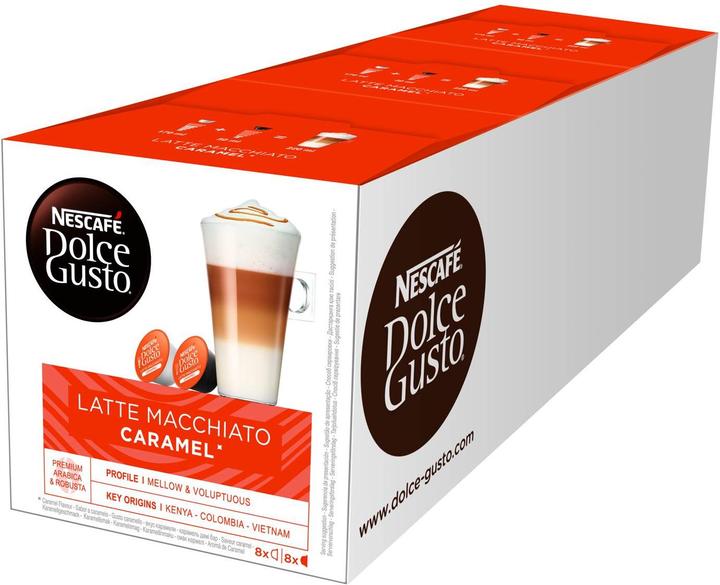 Produktbild Nescafé Dolce Gusto Latte Macchiato Caramel (16 x Port.)