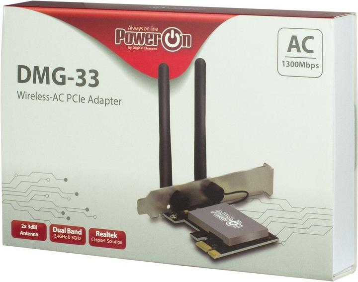 Actual product image Intertech Inter-Tech DMG-33 Built-in (Mini PCI Express)