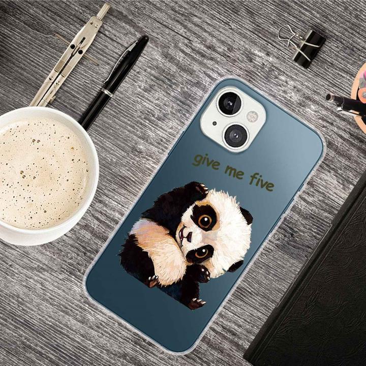 Produktbild Ueli Express iPhone 14 Plus Super Slim Gummi Schutzhülle Panda (Apple iPhone 14 Plus)