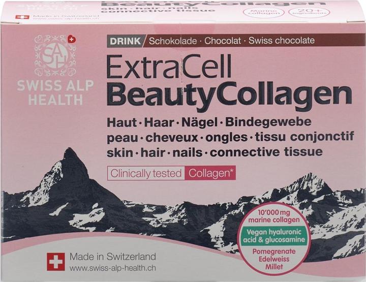 Image du produit Swiss Alp Health ExtraCell BeautyCollagen (20 pièce(s), Beutel, Poudre, 360 g)