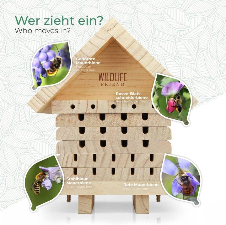 Image du produit Wildlife Friend Hôtel pour abeilles (Abeilles sauvages)