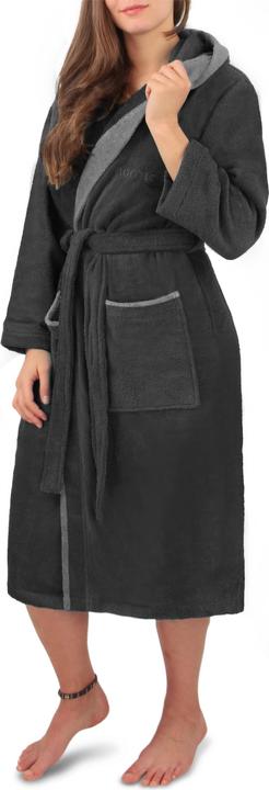 Produktbild Normani Damen Wellness-Bademantel aus 100% Baumwolle (XL)