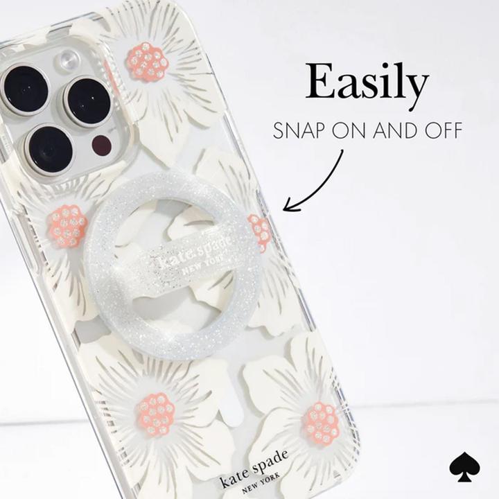 Produktbild Kate Spade Magnetischer Schlaufengriff – MagSafe Fingergriff (The Sparkle Silver)